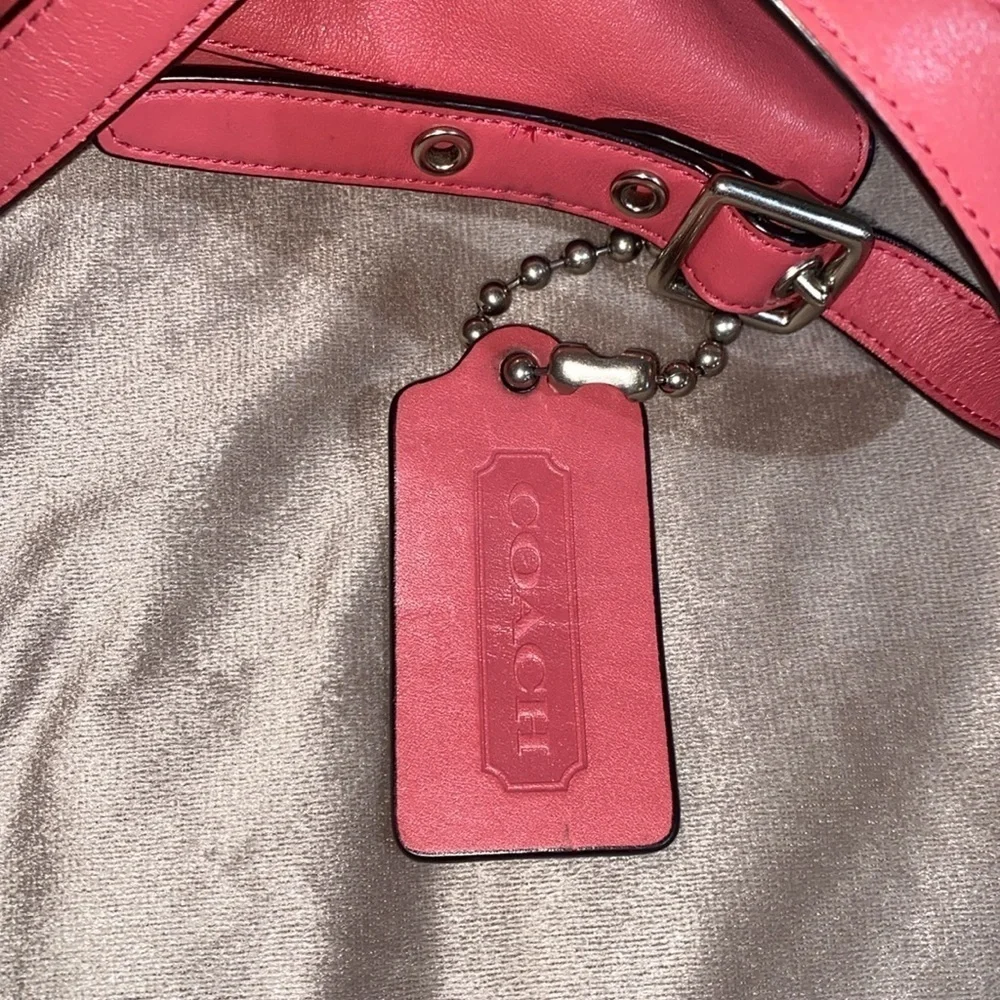 COACH Bleecker Sport Mini Duffle Crossbody Shoulder Bag Loganberry 32281